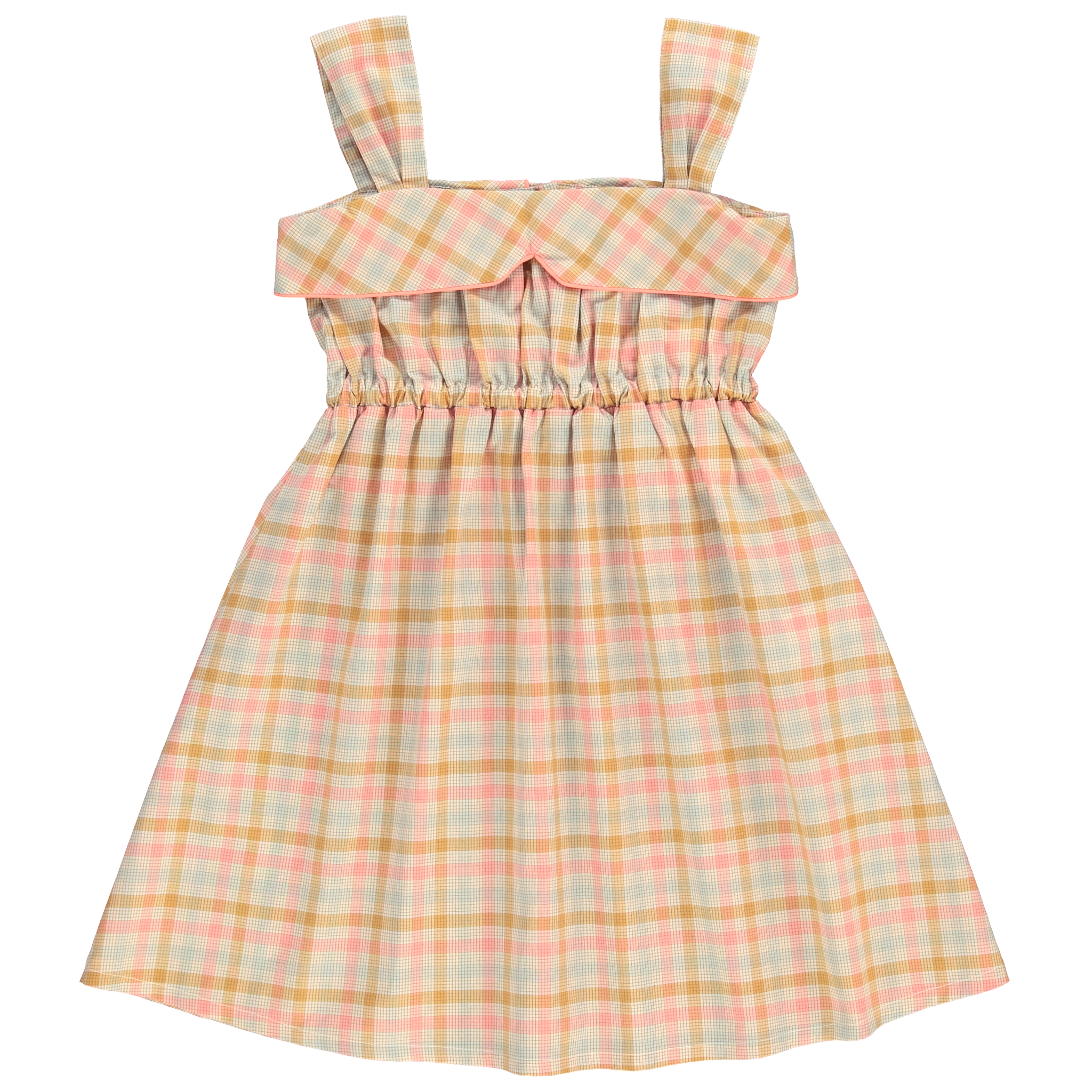 Camille Strap Dress (Sweet Checks) – Broomtail