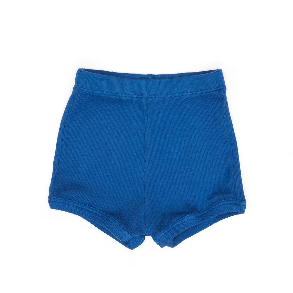 Ribbed Short (Blue)