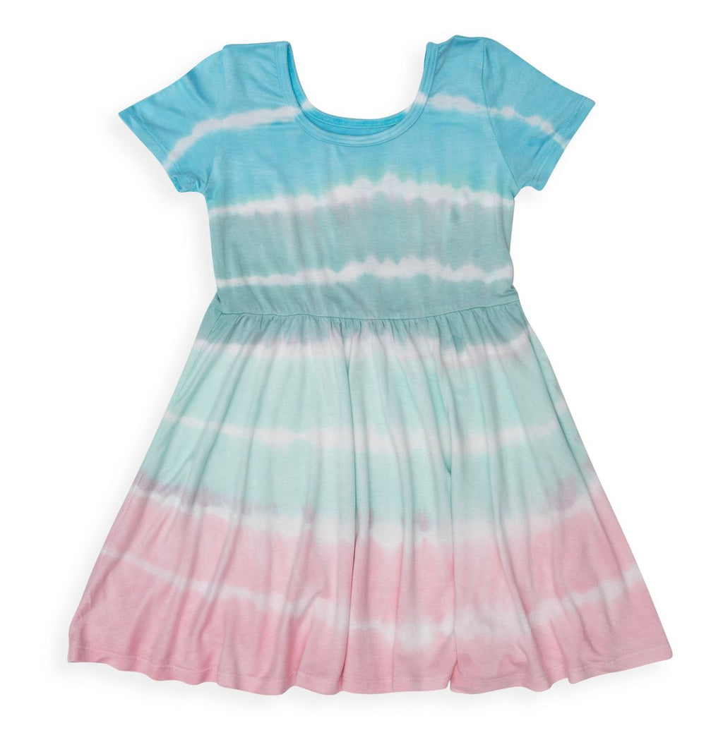 Short Sleeve Ballet Dress (Seashell)
