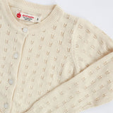 Pointelle Cardigan (Ivory)