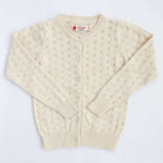 Pointelle Cardigan (Ivory)