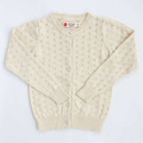 Pointelle Cardigan (Ivory)