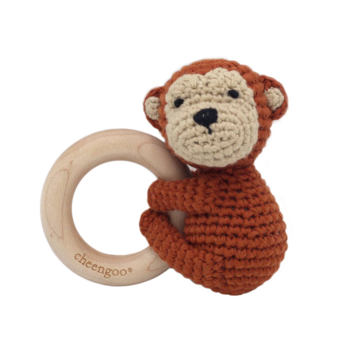 LittleCuddlers Teething Rattle (Monkey)