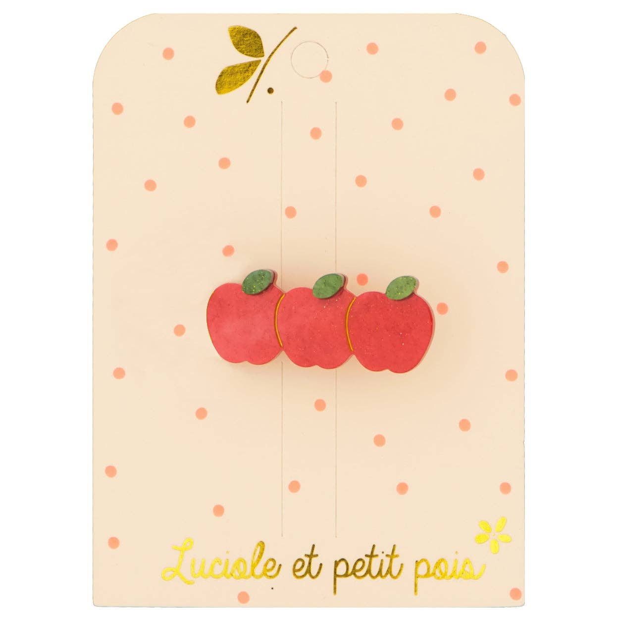 Apple Hair Clip
