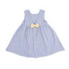 Dress with Bow and Bloomer (Micro Gingham Blue Blizzard)
