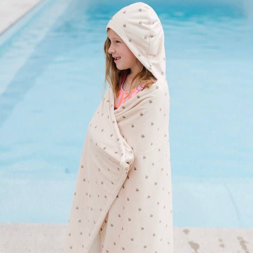 Baby Hooded Towel (Tulips)