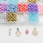 DIY Stretchy Bracelet Craft Kit (Winter Wonderland)