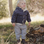 Corduroy Hooded Jacket (Midnight)