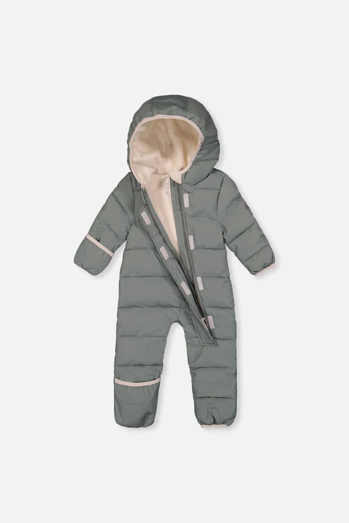 Baby Cloud One Piece Snowsuit (Sage Green)