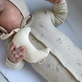 Moon Pacifier Holder (Muslin Ivory)