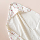 Hooded Towel (Strawberry Stripe)