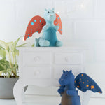 Baby Midnight Dragon Rattle with Crinkle Wings