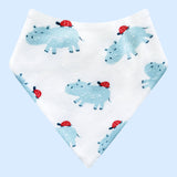 Organic Baby Bib (Hippo)