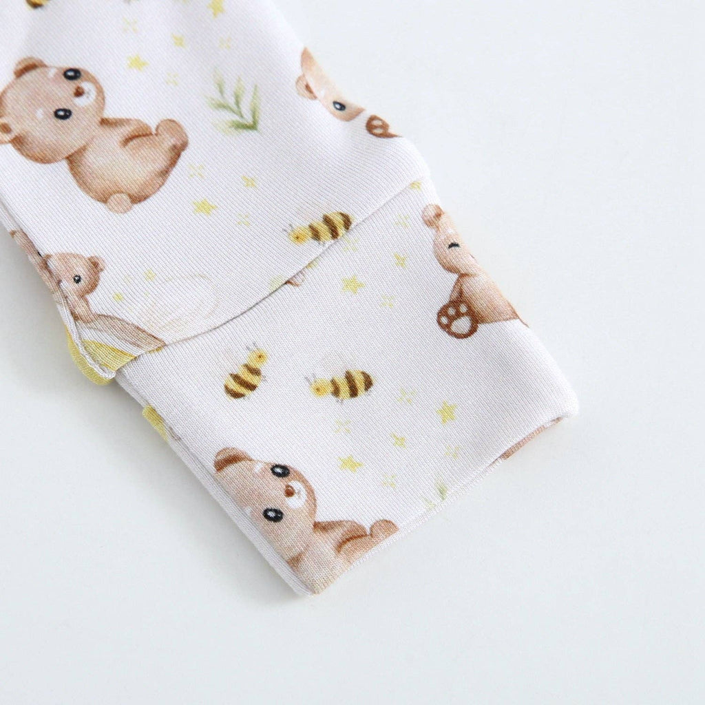 Zippered Baby Romper (Sweet as Honey)