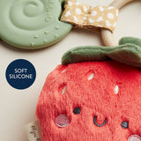 Plush + Teether (Strawberry)