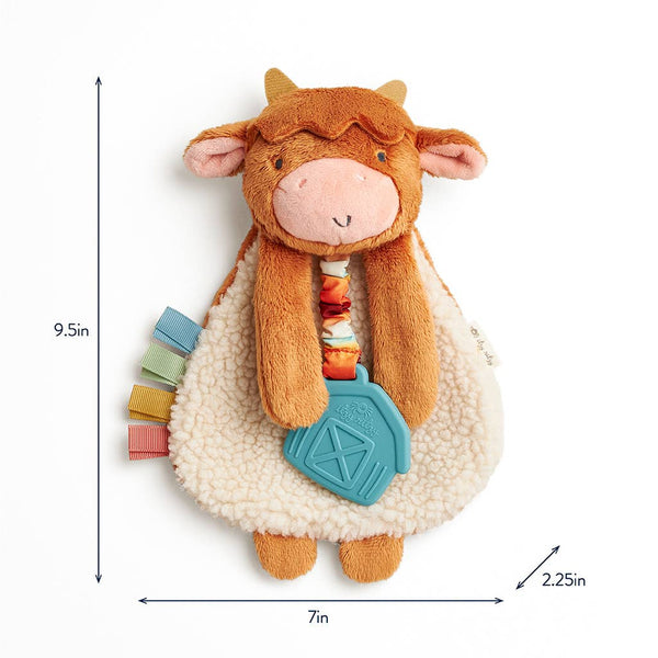 Crinkle Teether (Highland Cow)