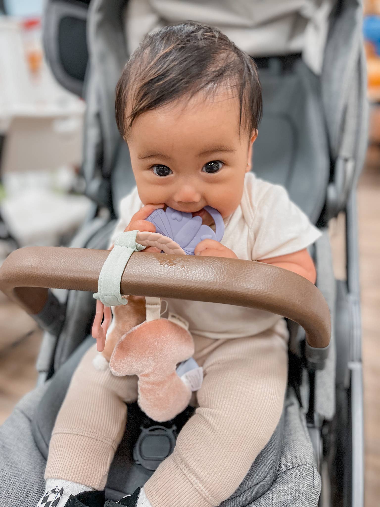 Busy Ring Teething Activity Toy (Bunny)