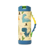 14oz Fidget Strap Stainless Bottle (Dinosaur)