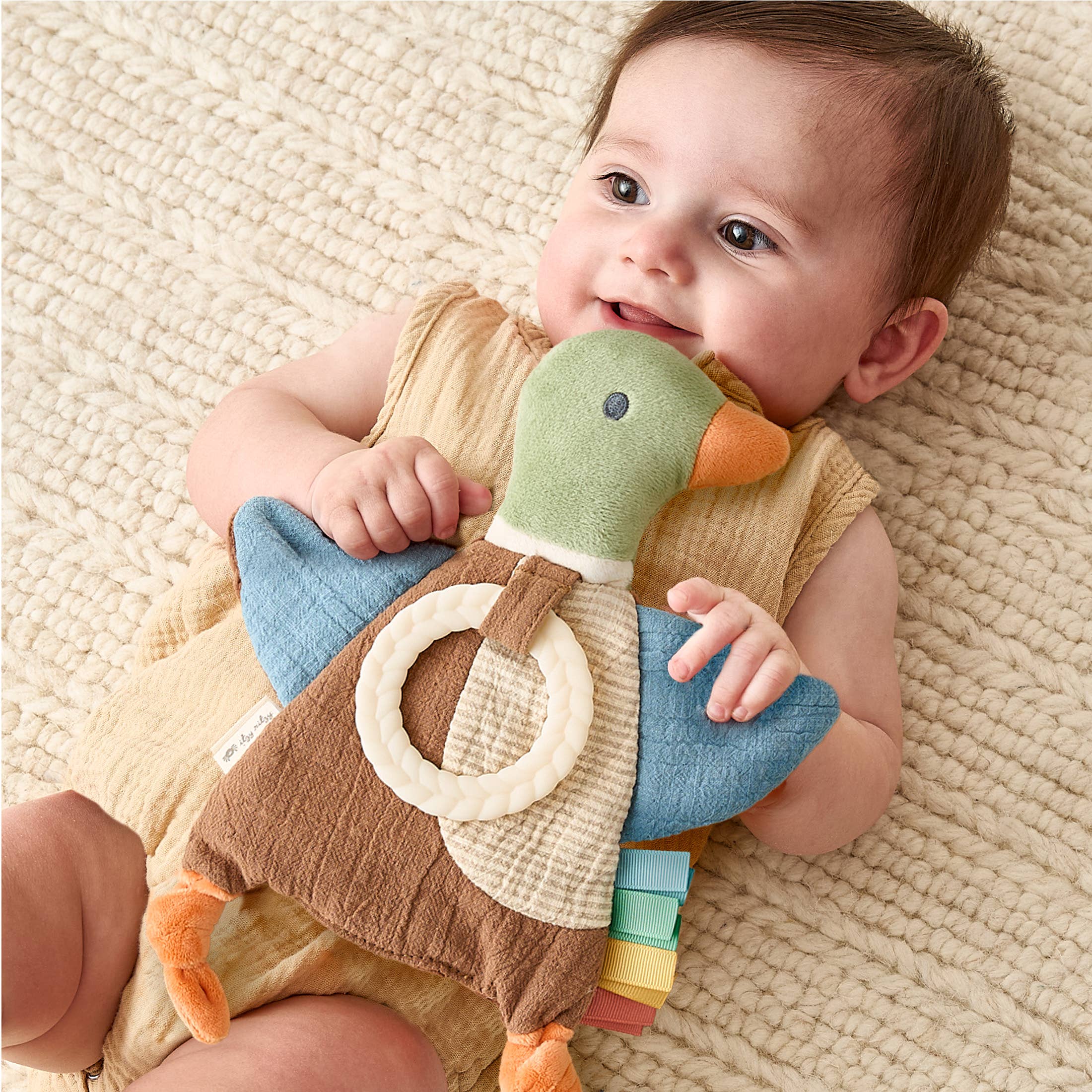 Crinkle Teether (Mallard Duck)