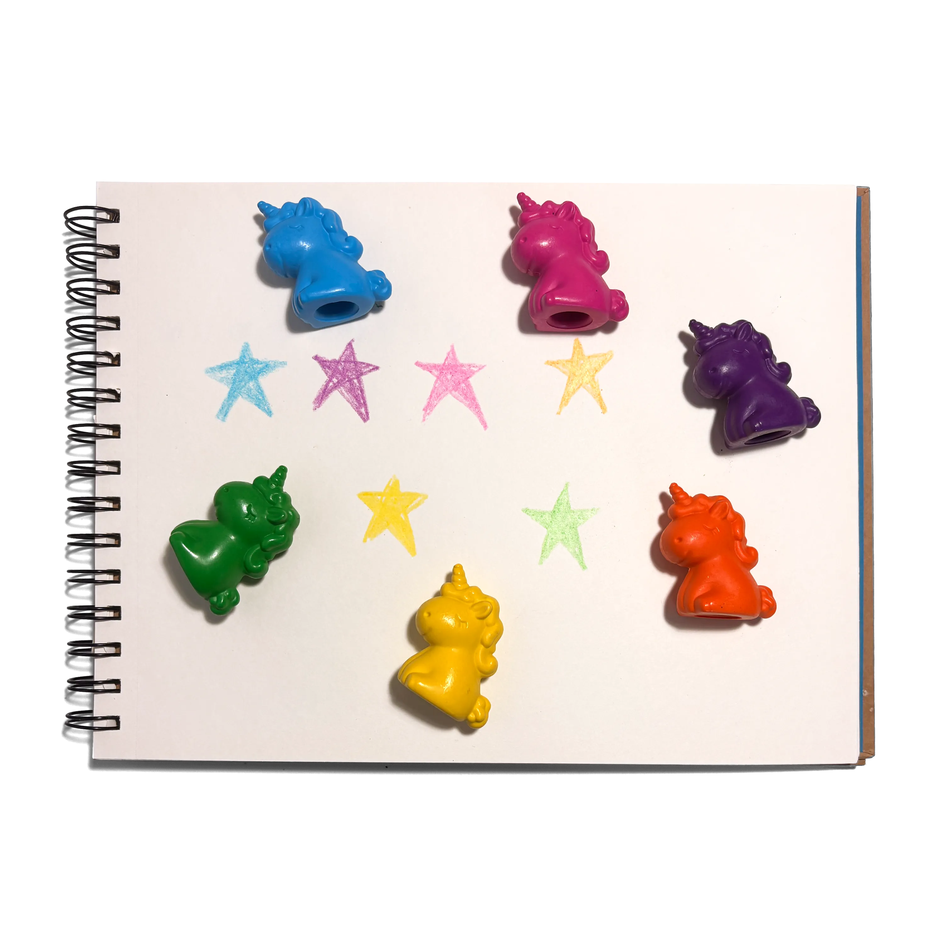 Set of 6 Finger Crayons (Unicorn)