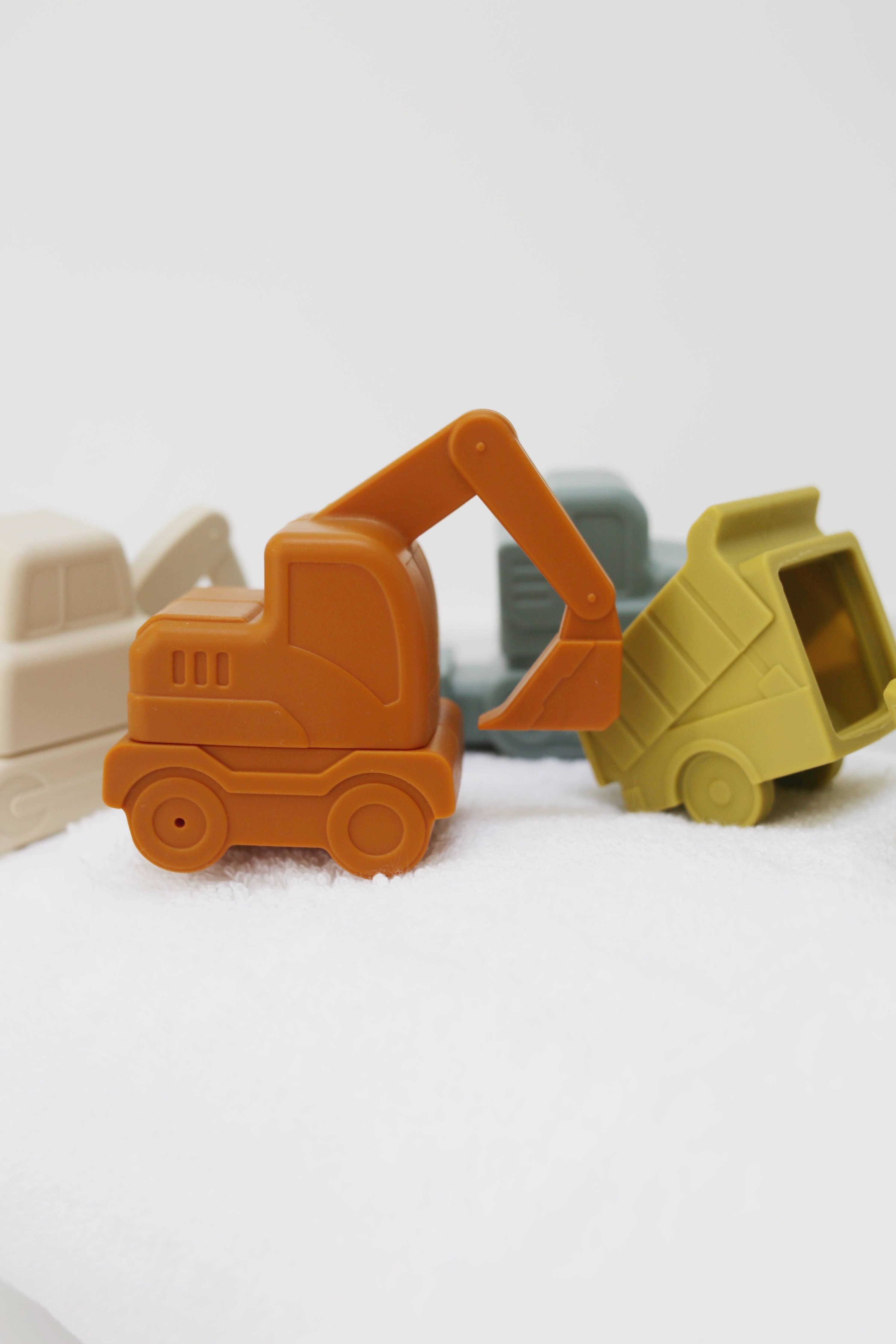Silicone Bath Toy (Construction Vehicle)