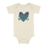 Colorado Heart Baby Onesie (Natural)