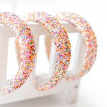 Beaded Headband (Pretty in Pink)