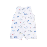 Sleeveless Shortie Romper (Fishing Lures)