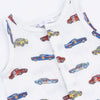Sleeveless Shortie Romper (Race Cars)