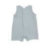 Sleeveless Shortie Romper (Solid Muslin Jadeite)