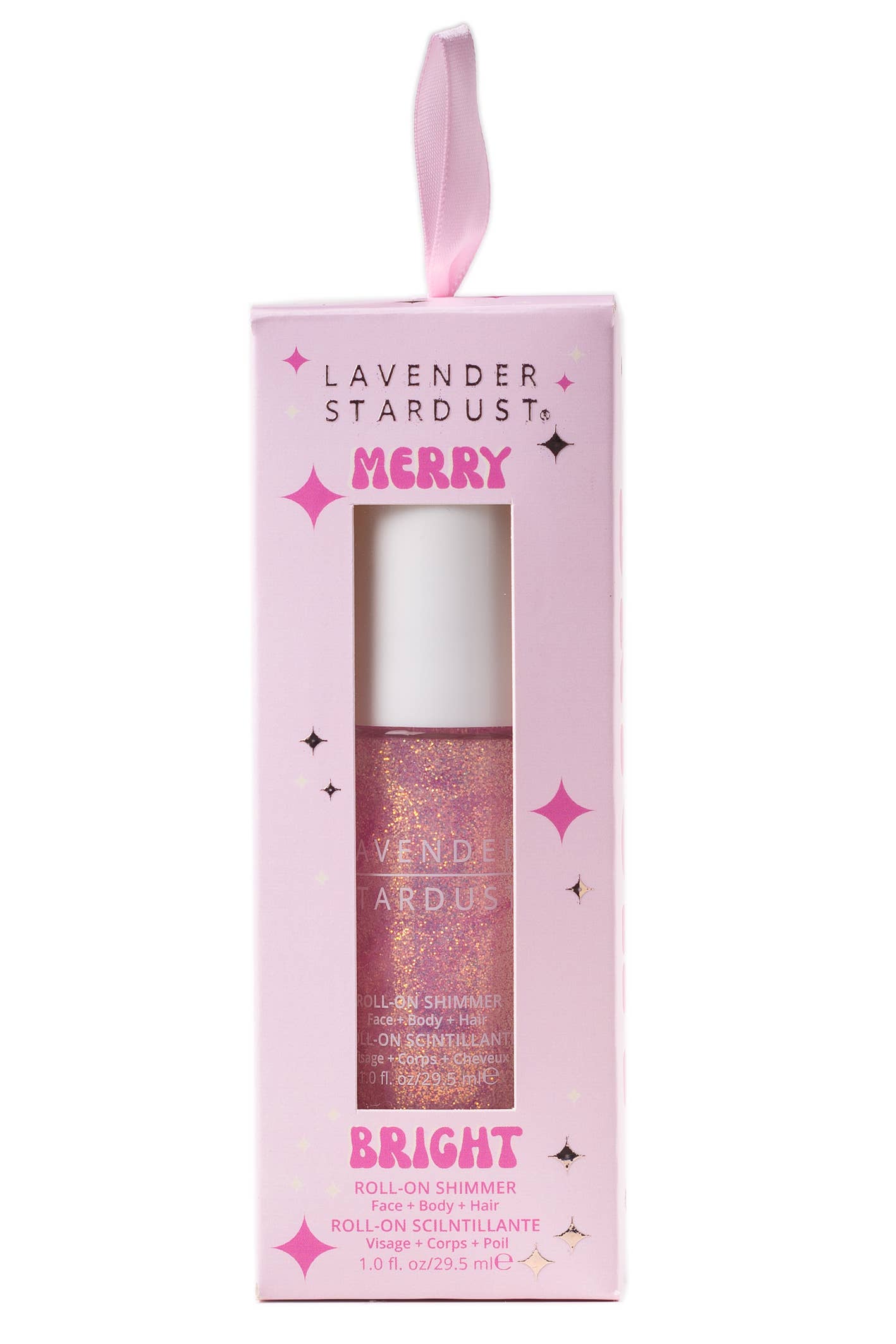 Roll-On Shimmer Gift Box (Merry & Bright Strawberry Pink)