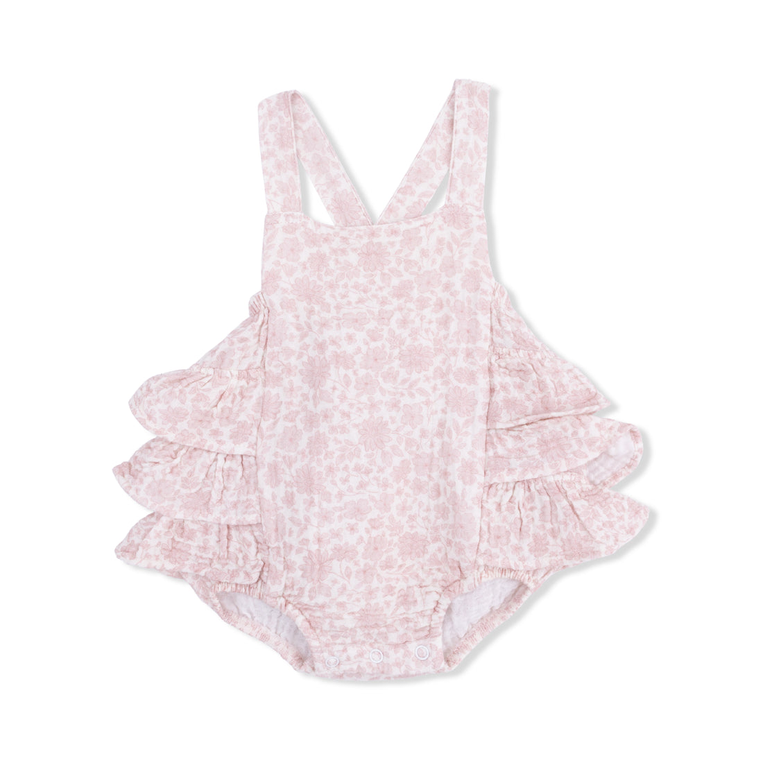 Ruffle Sunsuit (Harper Floral)