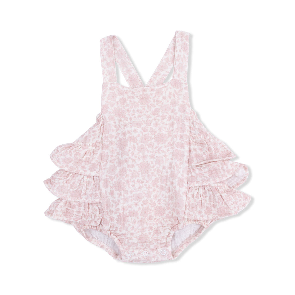 Ruffle Sunsuit (Harper Floral)