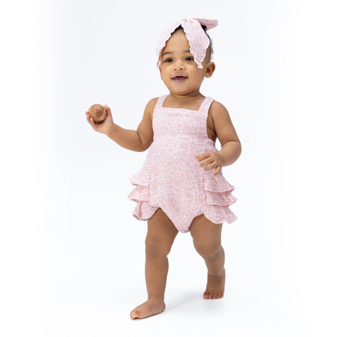 Ruffle Sunsuit (Harper Floral)
