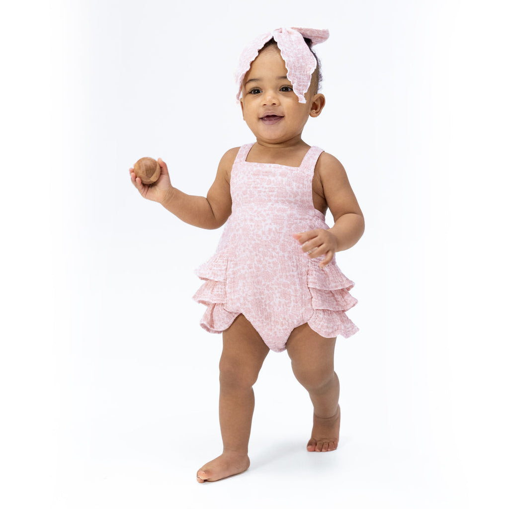 Ruffle Sunsuit (Harper Floral)