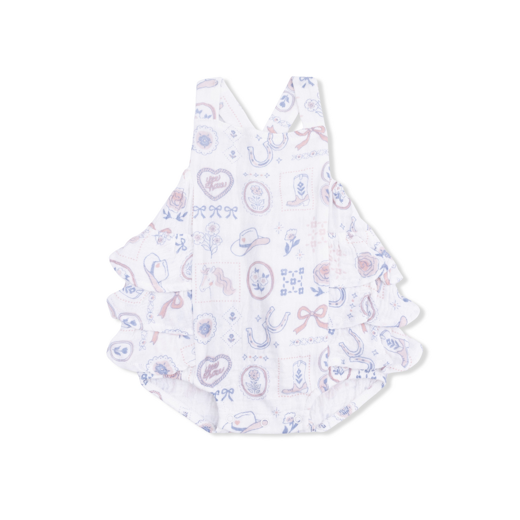 Ruffle Sunsuit (Country Western Heirlooms)