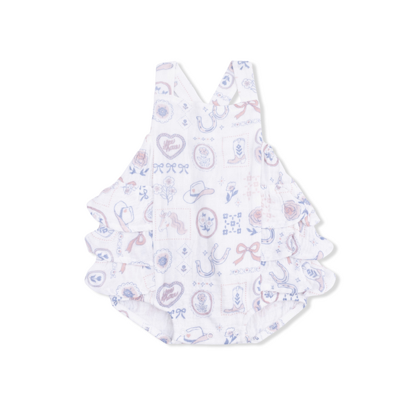 Ruffle Sunsuit (Country Western Heirlooms)