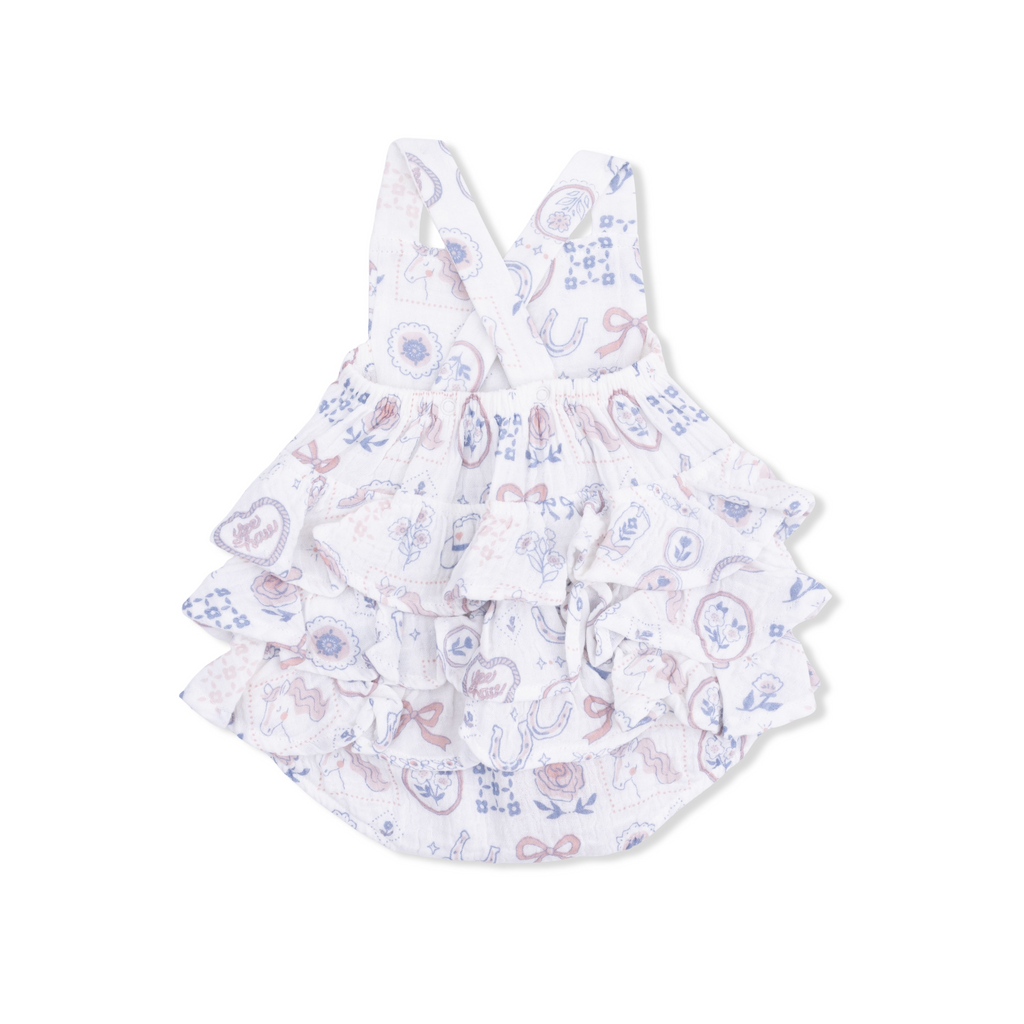 Ruffle Sunsuit (Country Western Heirlooms)