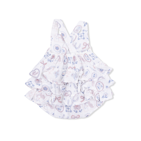 Ruffle Sunsuit (Country Western Heirlooms)