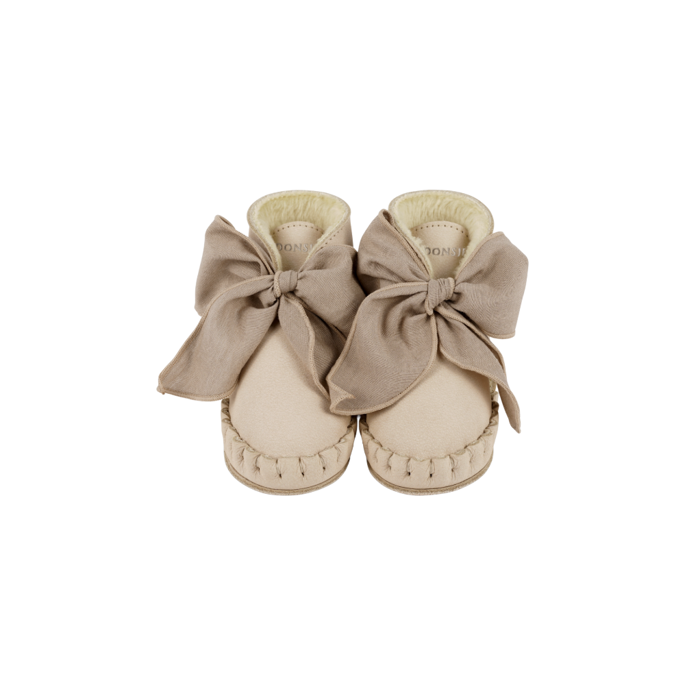 Pina Organza Booties (Powder Nubuck)