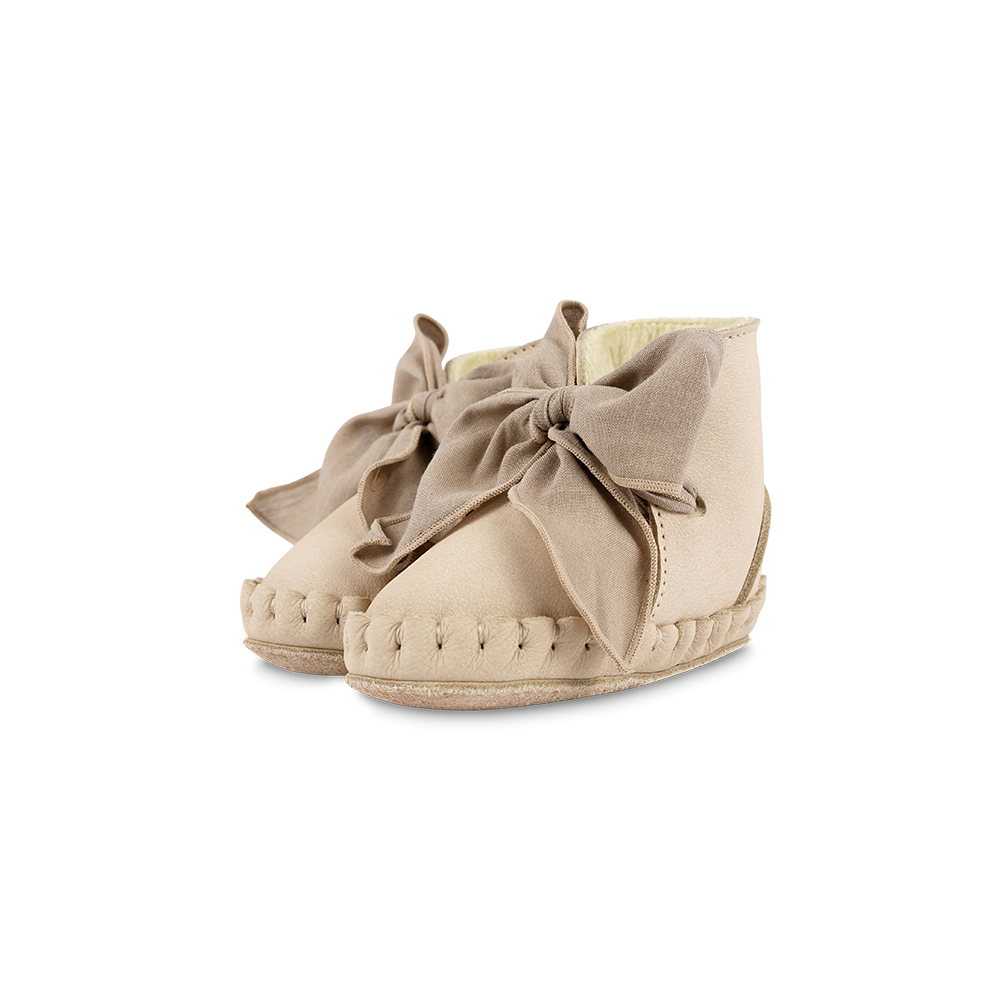 Pina Organza Booties (Powder Nubuck)