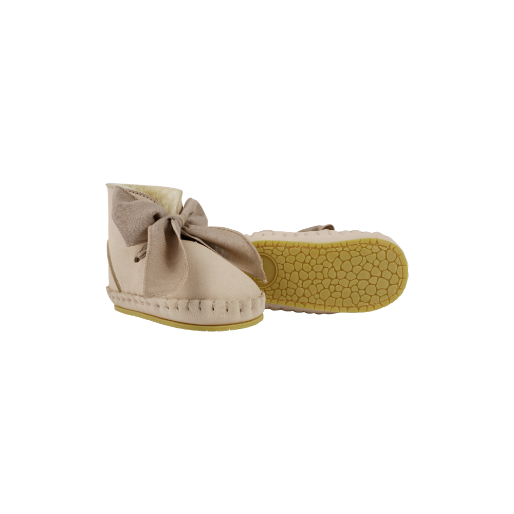 Pina Organza Booties (Powder Nubuck)