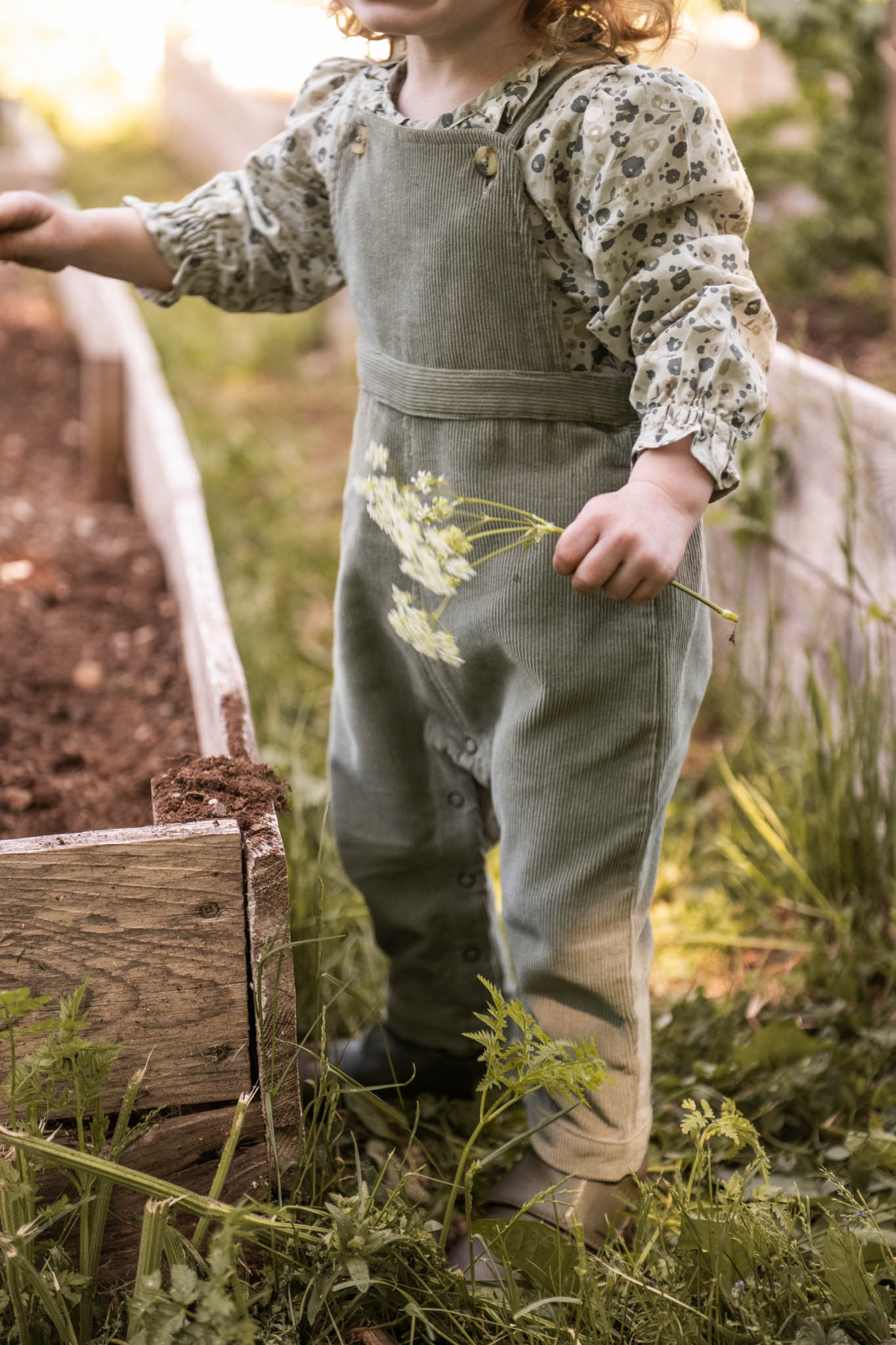 Corduroy Overall (Sage)