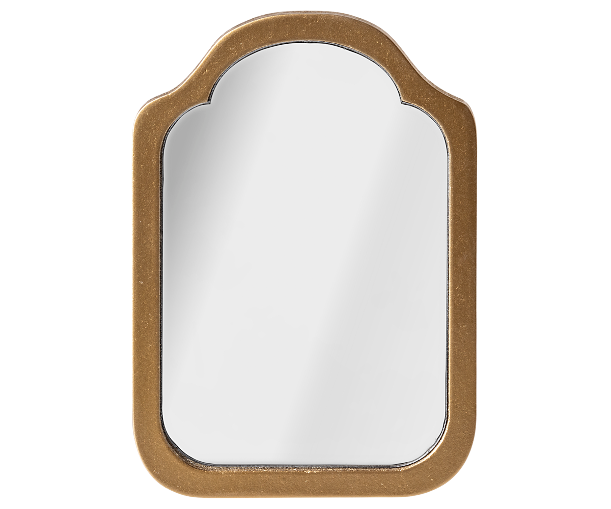 Miniature Gold Mirror