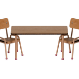 Table and Chair Set (Dark Powder)