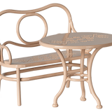 Cafe Set, Mouse, Big (Pale Pink)