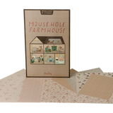 Mouse Hole Farmhouse Wallpaper
