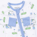 Convertible Romper (Golf Carts Blue)
