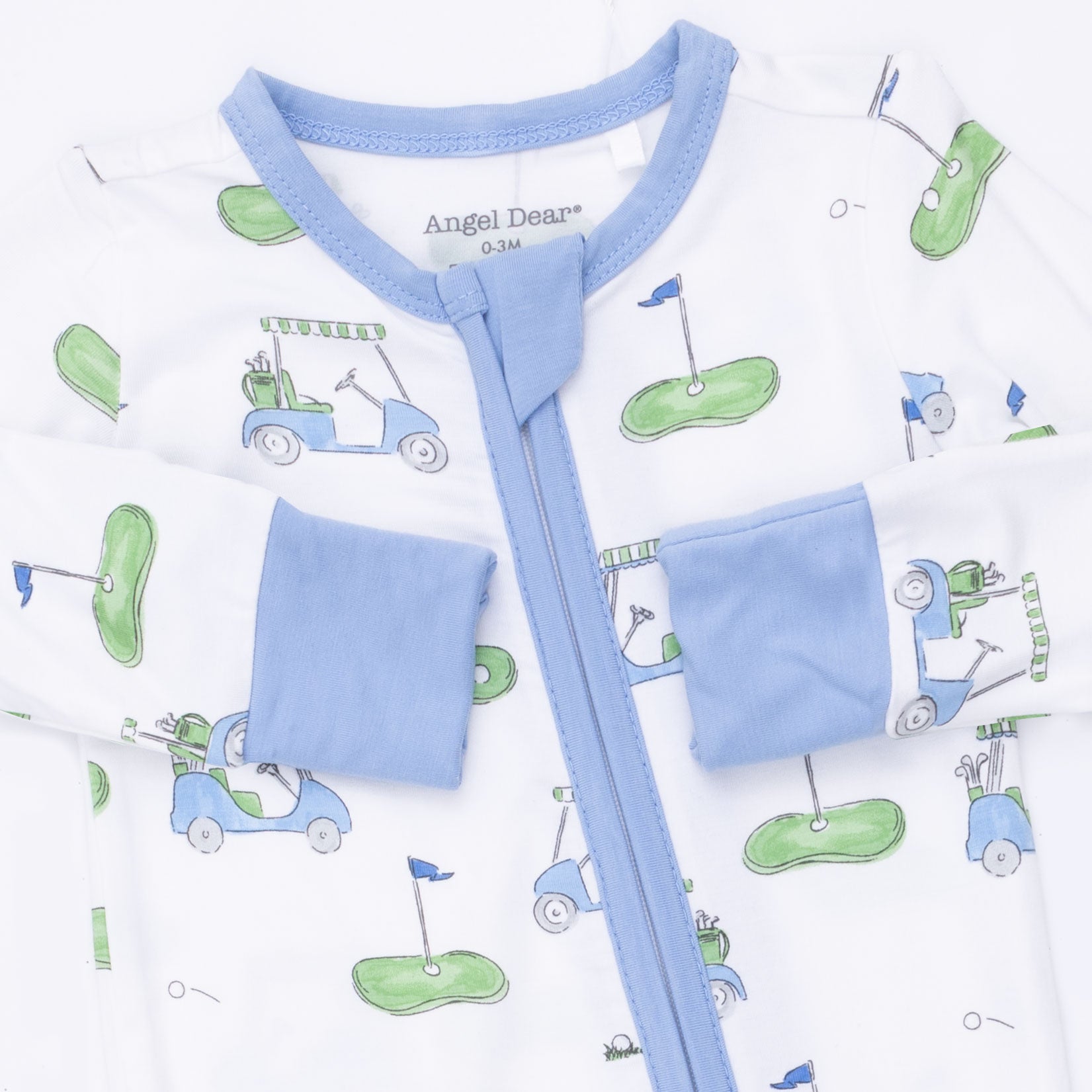 Convertible Romper (Golf Carts Blue)