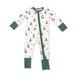 Convertible Romper (Winter Sports Dogs Green)
